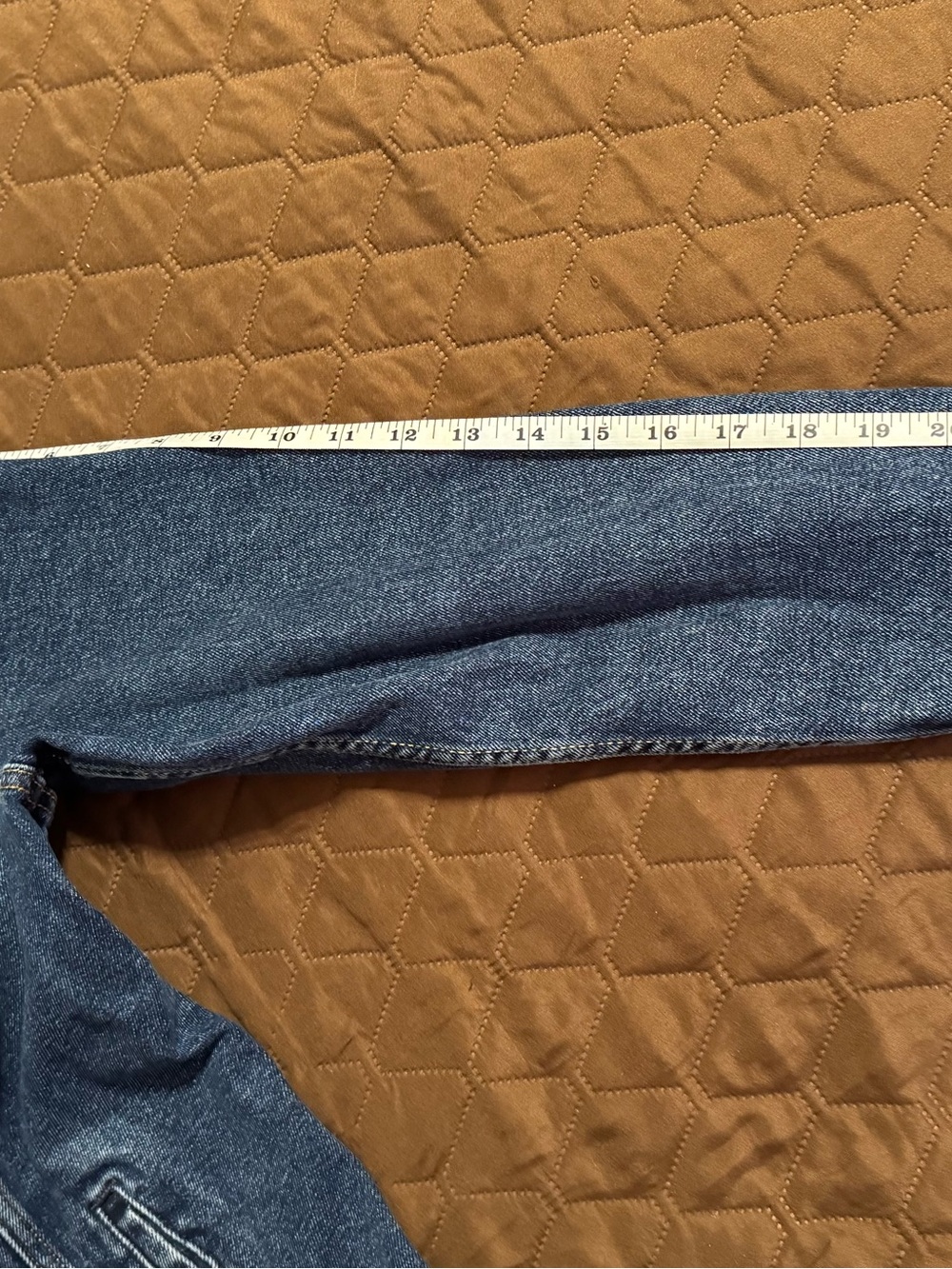 Vintage Levis Jean Jacket 80s Blue Wash Trucker Denim Adult Size L - Picture 8 of 12